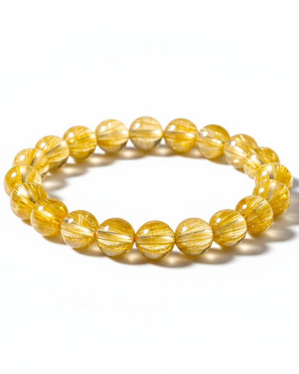 Natural Citrine Bracelet Metal Free for Joy, Abundance and Manifestation