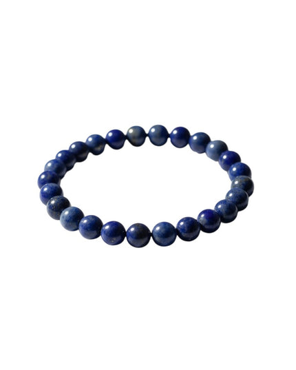 Lapis Lazuli Bracelet Metal Free for Wisdom, Intuition and Truth 8mm