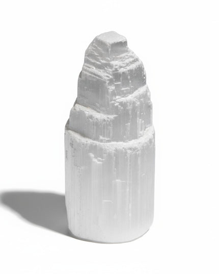 Selenite Tower Natural Crystal for Energy Cleansing & Meditation