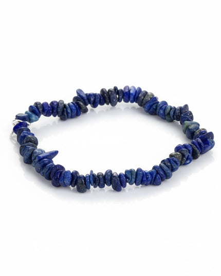 Chipped Lapis Lazuli Bracelet for Power, Energy, and Perception