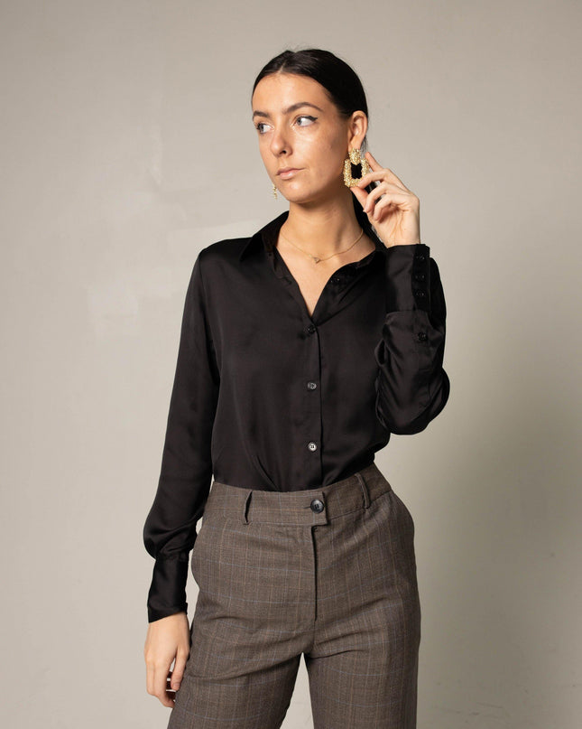 Women's Straight-Leg Wool Pants
