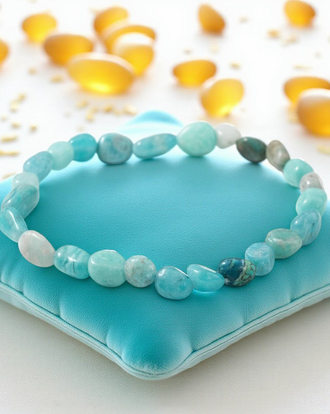 Amazonite Bracelet for Balance, Calming, and Communication