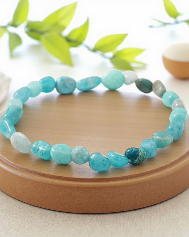 Amazonite Bracelet for Balance, Calming, and Communication