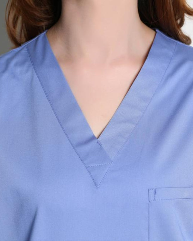 Medical Doctor Nursing Men Women Scrub Set 2 Piece Suits