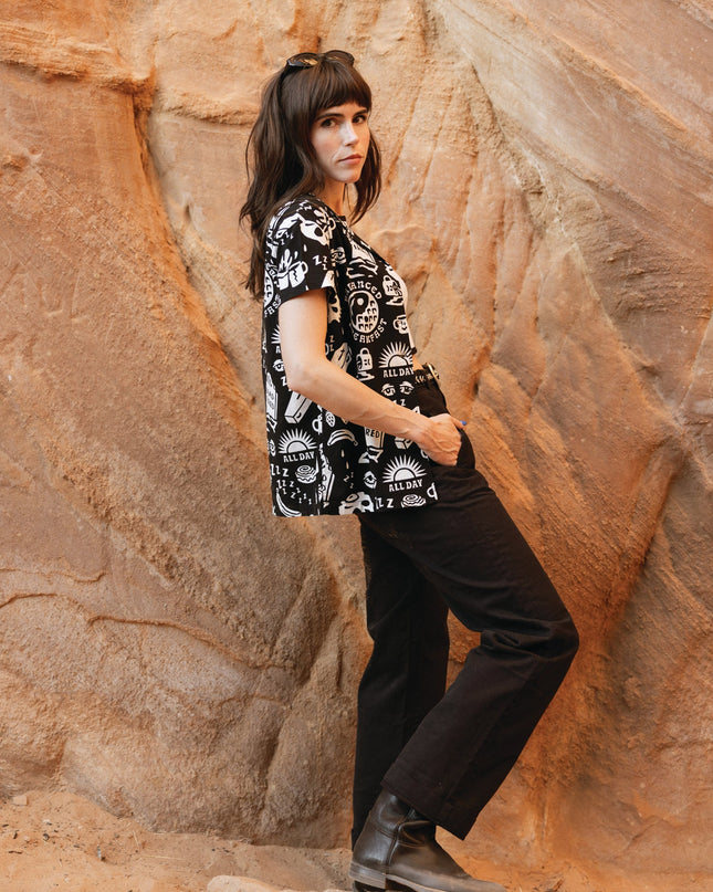 Dead Tired Button-Up