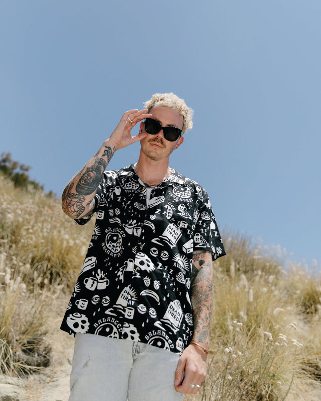 Dead Tired Button-Up