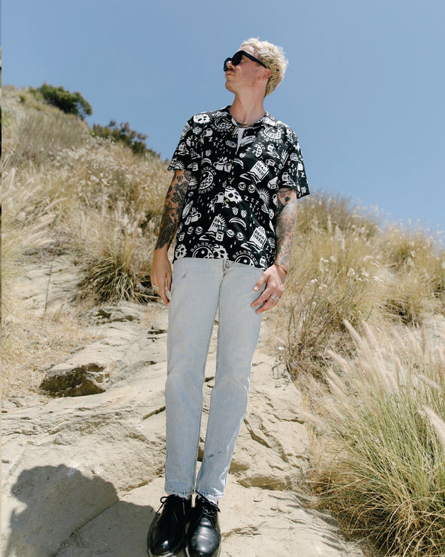 Dead Tired Button-Up
