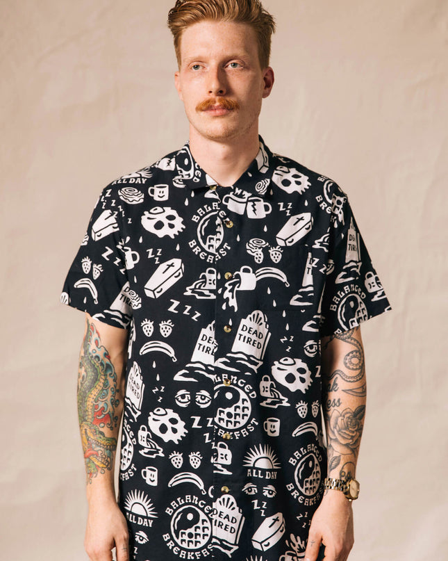 Dead Tired Button-Up