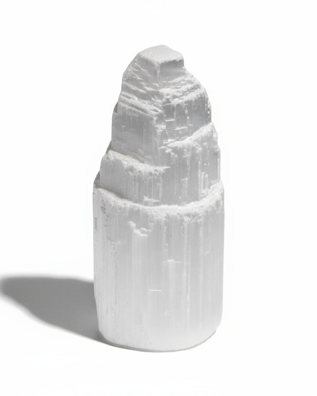 Selenite Tower Natural Crystal for Energy Cleansing & Meditation