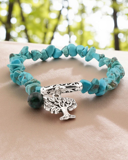 Chipped Turquoise Bracelet