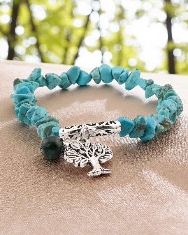Chipped Turquoise Bracelet