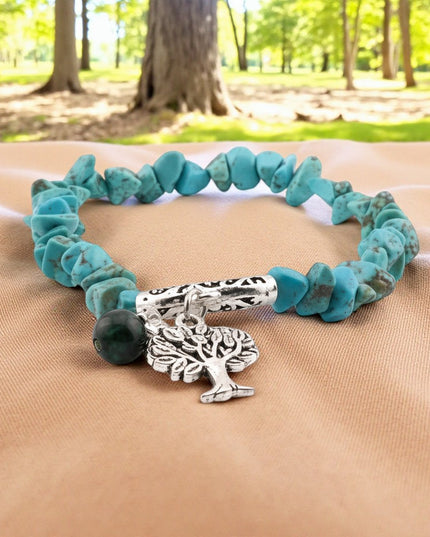 Chipped Turquoise Bracelet