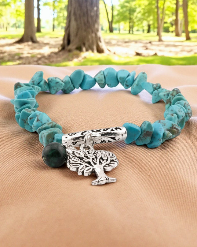 Chipped Turquoise Bracelet